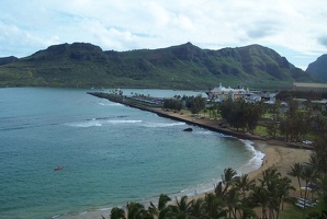 View from top floor of hotel